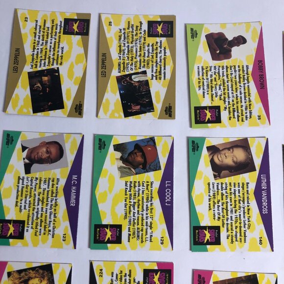 Lot of 24 Pop Rock ProSet‎ Superstars Musicards Trading Cards - Picture 7 of 10